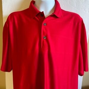 Red Jack Nicholson Stay Dry Golf Polo Shirt Size M